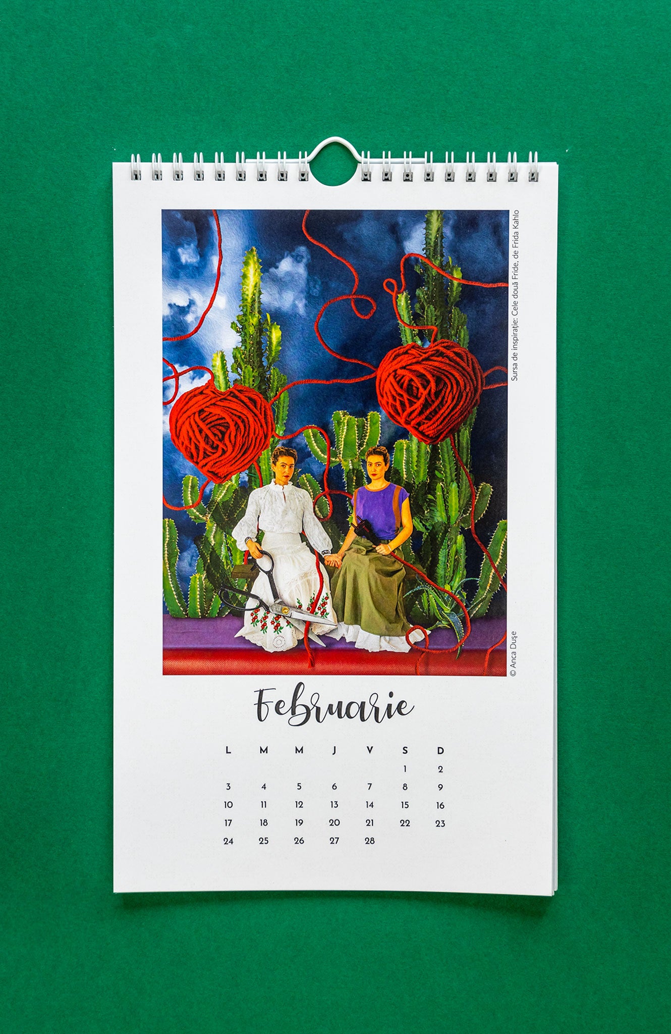 Calendar Miniaturi 2025 - colecția "Picturi celebre"